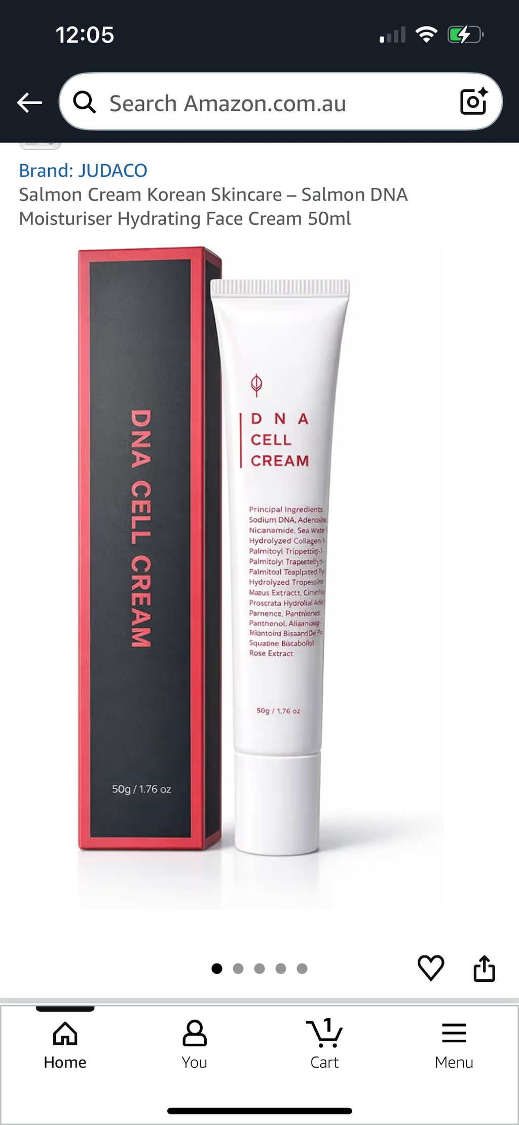 Premium Korean Salmon PDRN DNA Ampoule 5mlx10 Salmon Cream+MTS Roller
