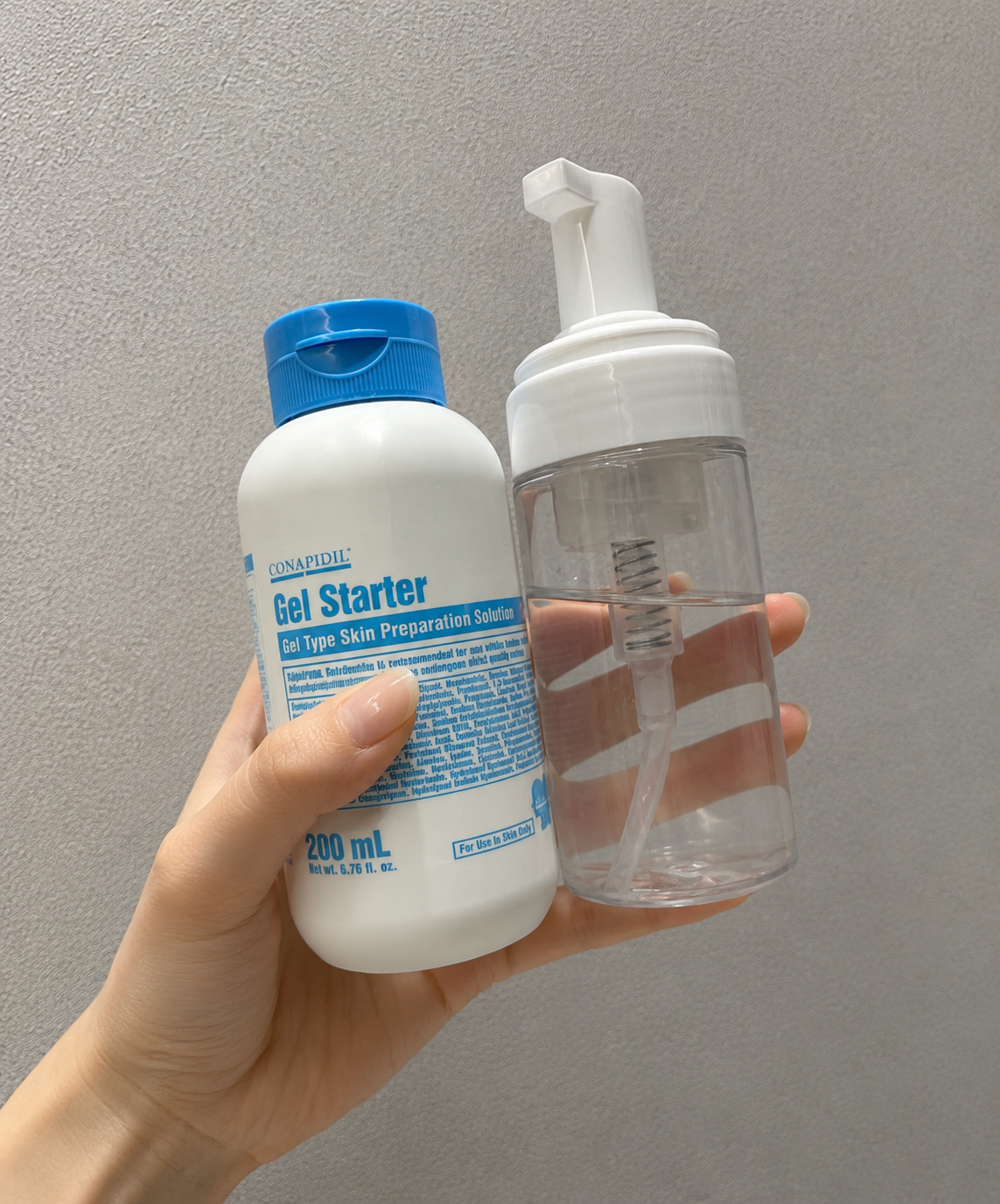 CONAPIDIL Gel Starter Toner 200ml Hydrating Skin+FREE Foaming Pump Bottle