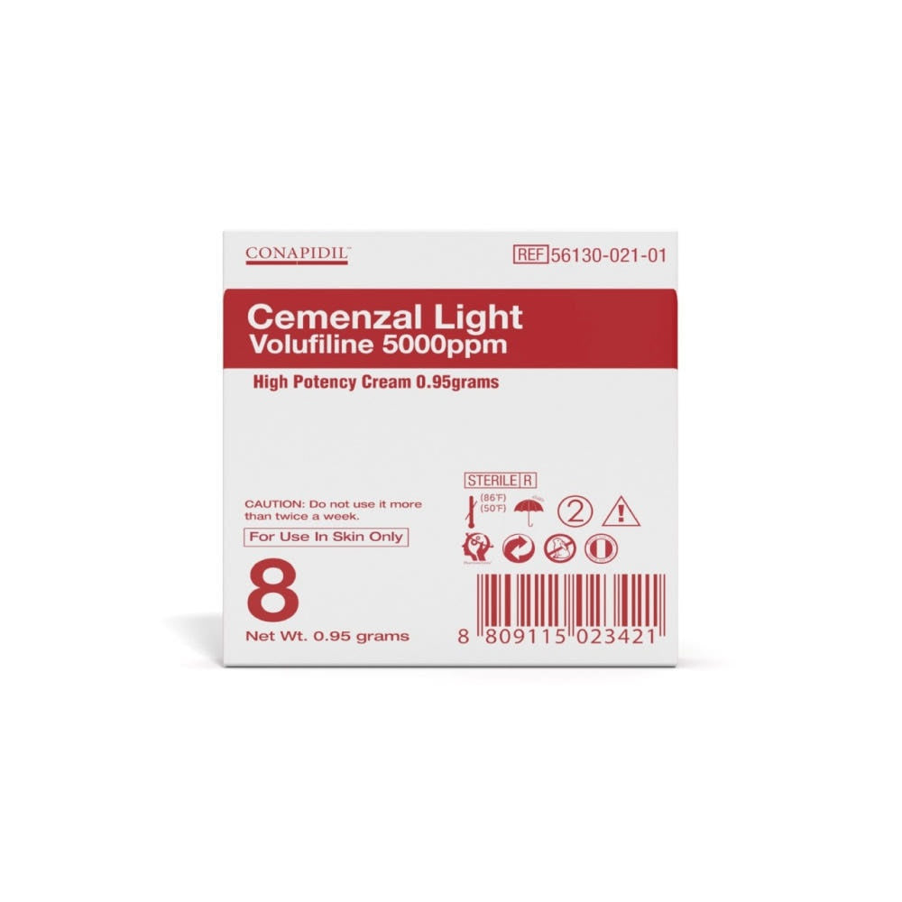 Cemenzal Light High Potency Cream 0.95g x 8EA – Intensive Repair & Skin Regeneration Cream