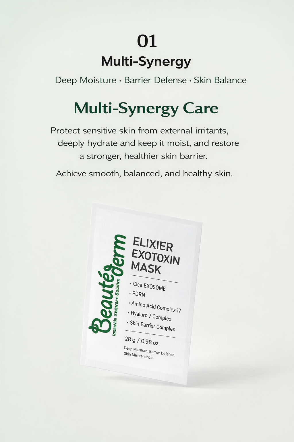 Beautederm Elixier Exotoxin Mask10pcs