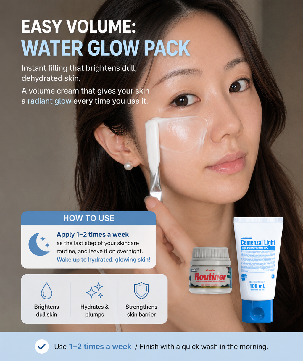 CONAPIDIL Cemenzal Light Dual Care Set
2 Ways to Use for Brighter, Healthier & Younger-Looking Skin