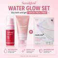 Medicube Water Glow Set (PDRN Serum + Wrapping Mask) + Free Mask | Hydration & Glass Skin