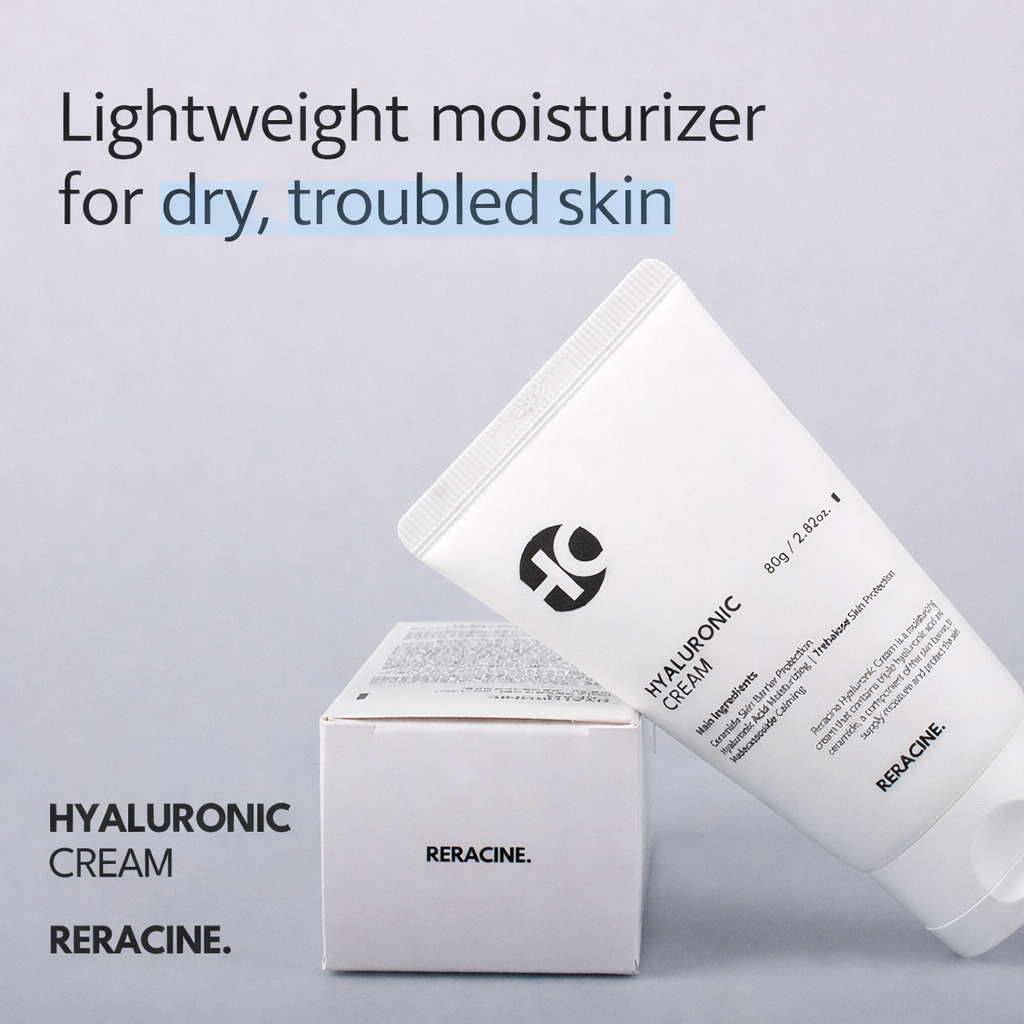 RERACINE Hyaluronic Cream 80g Deep Hydration Moisturizer Barrier Repair Soothing Cream