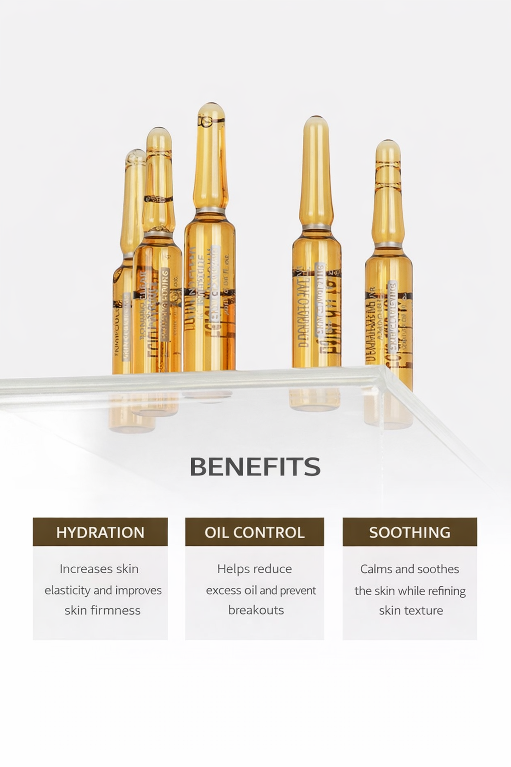 Eclat du teint Toning Clear Ampoule 2ml x 20ea Skin Clarifying Brightening Serum