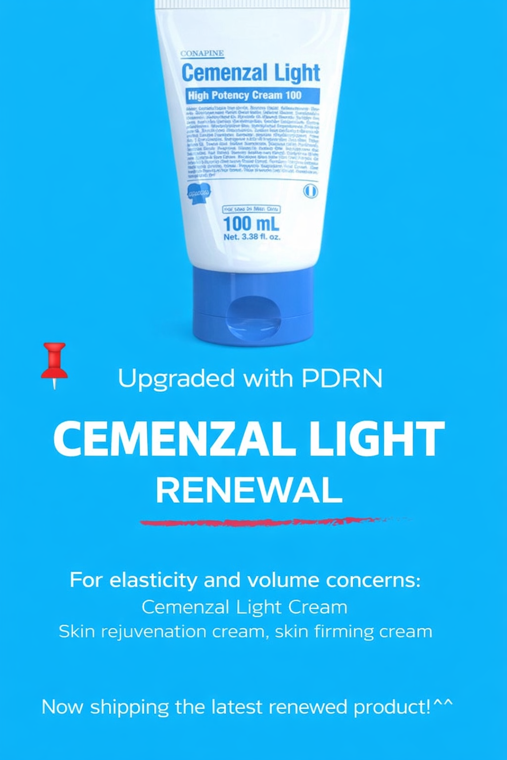 Conapidil Cemenzal Light High Potency Cream 100ml – PDRN Skin Rejuvenation