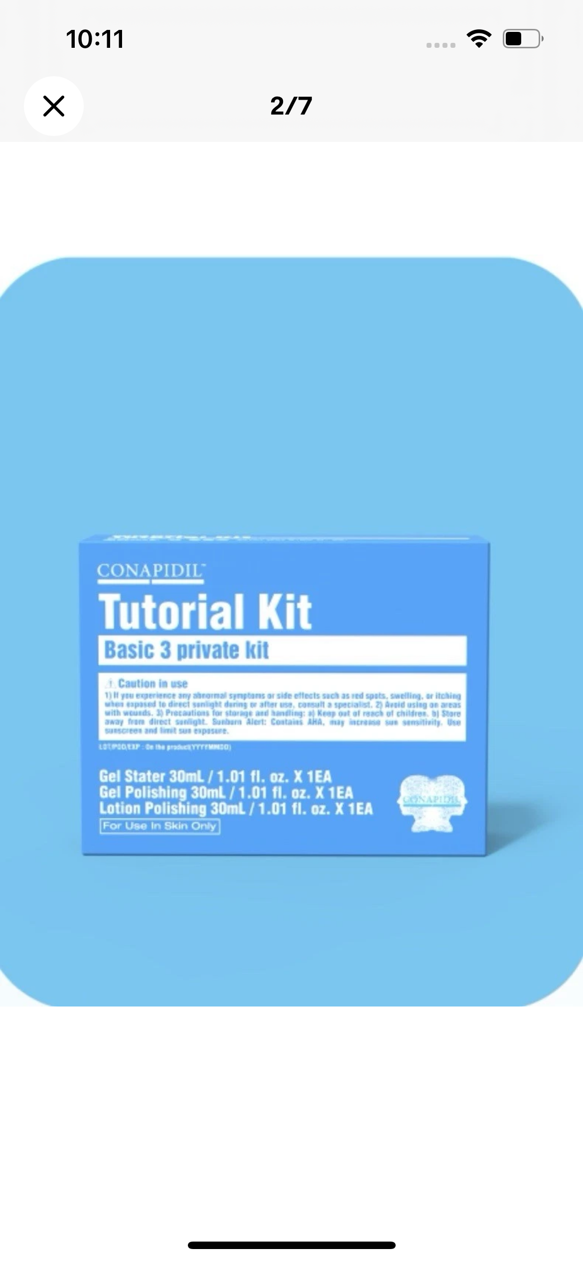 CONAPIDIL Tutorial Kit 3-Step 30ml Set + VIBANQM Hybrid Lotion 30ml