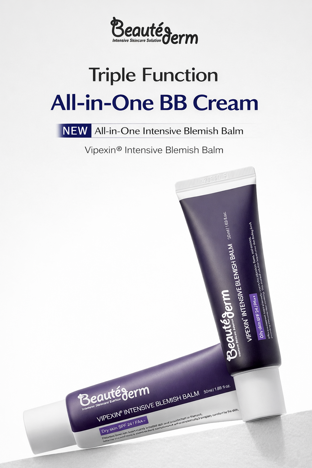 Beautederm Vipexin Intensive Blemish Balm (Dry Skin) SPF24 PA++ 50ml