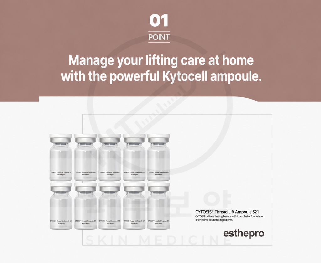 Esthepro 521 Kytocell Lifting Ampoule 4ml x 5 vials + 5 threads