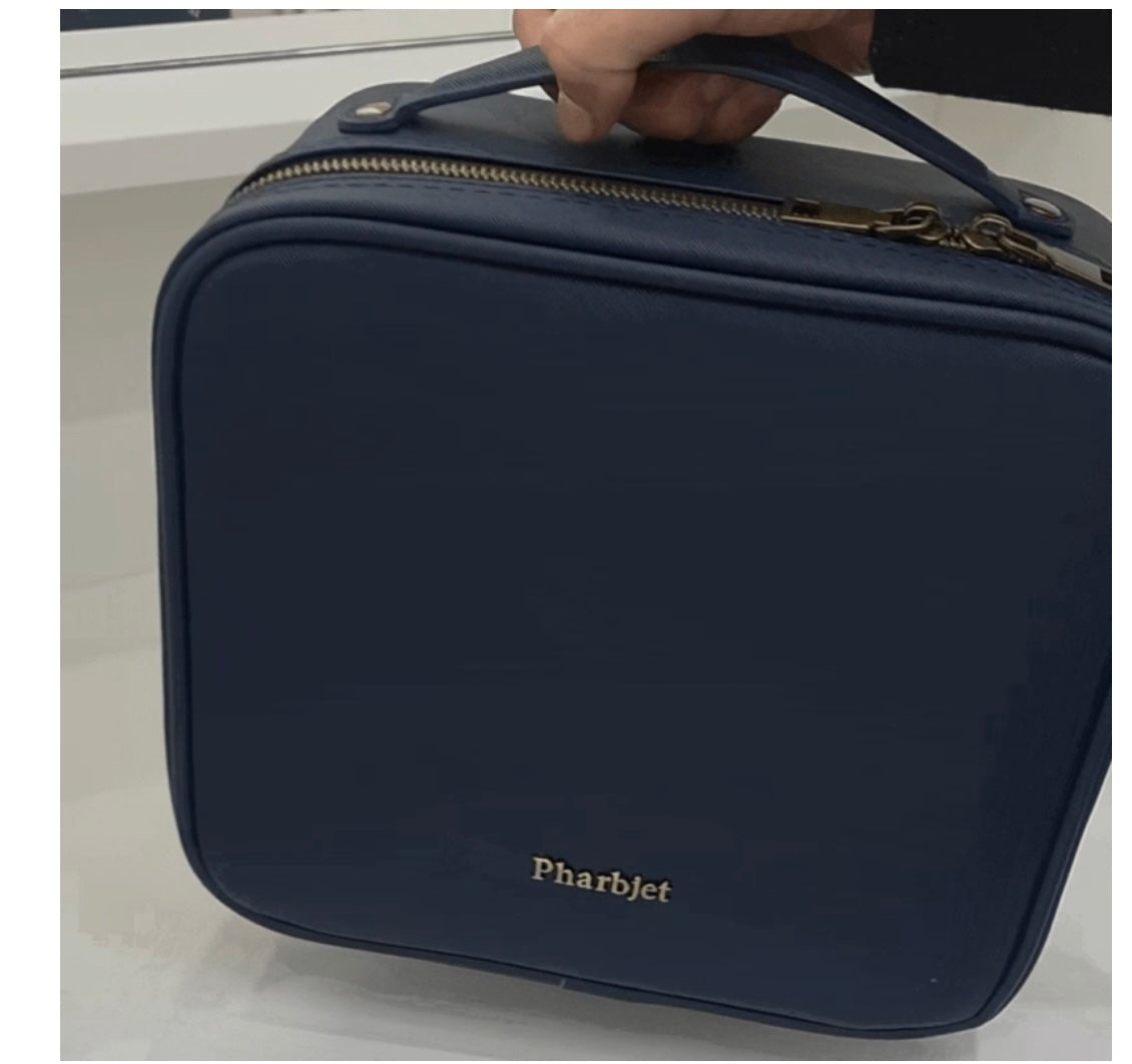 Pharmesthetic PHARMEROOM LED Mini Vanity Case Makeup Train Case Cosmetic Storage