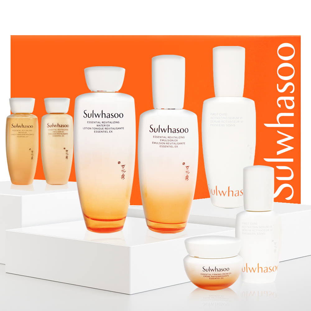 Sulwhasoo First Care Activating Serum VI (6th Generation) – Advanced Anti-Aging Essence | Radiance, Hydration & Skin Renewal+ FREE Ultimate Jin Sol 5-Piece Travel Kit