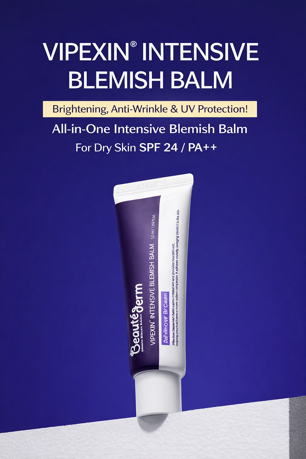 Beautederm Vipexin Intensive Blemish Balm (Dry Skin) SPF24 PA++ 50ml