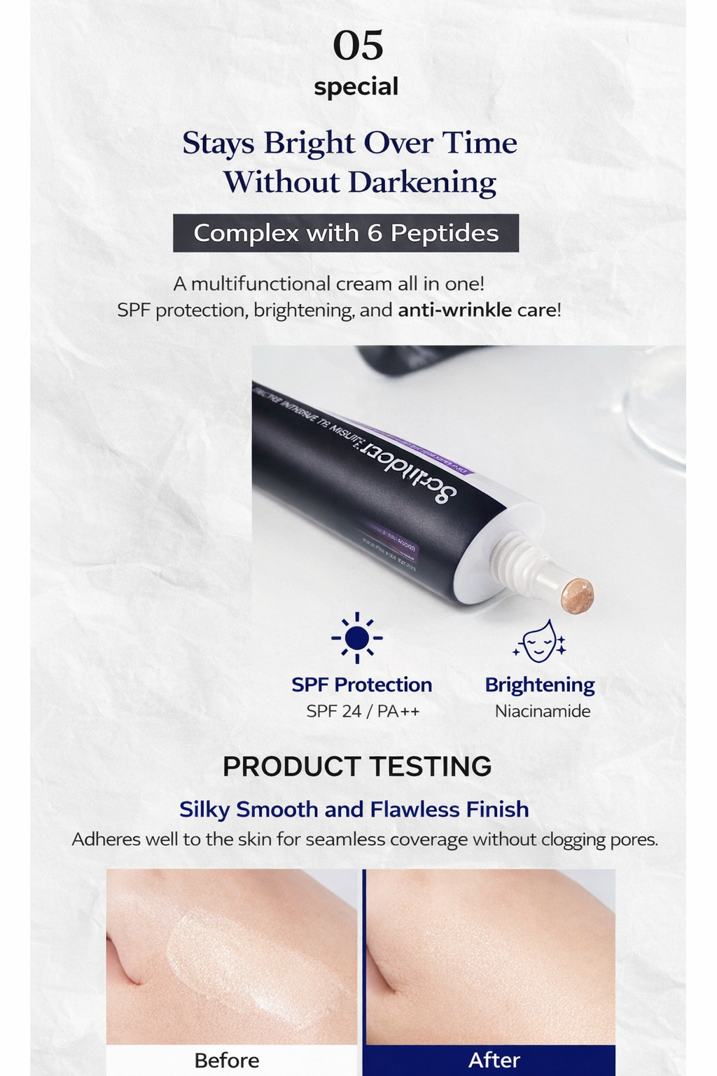 Beautederm Vipexin Intensive Blemish Balm (Oily Skin) SPF24 PA++ 50ml