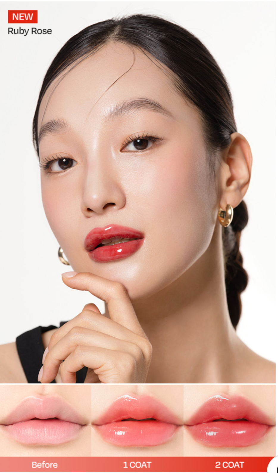 d’Alba Plumping Lip Glow Mood Volumizer
#Ruby Rose | Elegant Ruby Red Glow