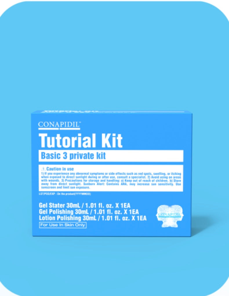 CONAPIDIL Tutorial Kit – Basic 3-Step Skincare Set