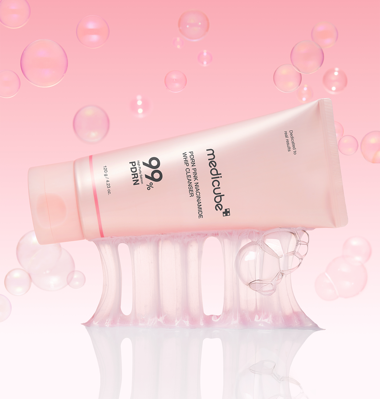 Medicube PDRN Pink Niacinamide Whip Cleanser 120g