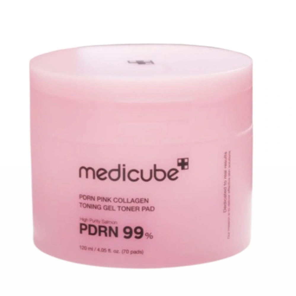 Medicube PDRN Toner Pads 70+10 (80 Pads) + Free Toner & Mask | Salmon DNA Glow Care