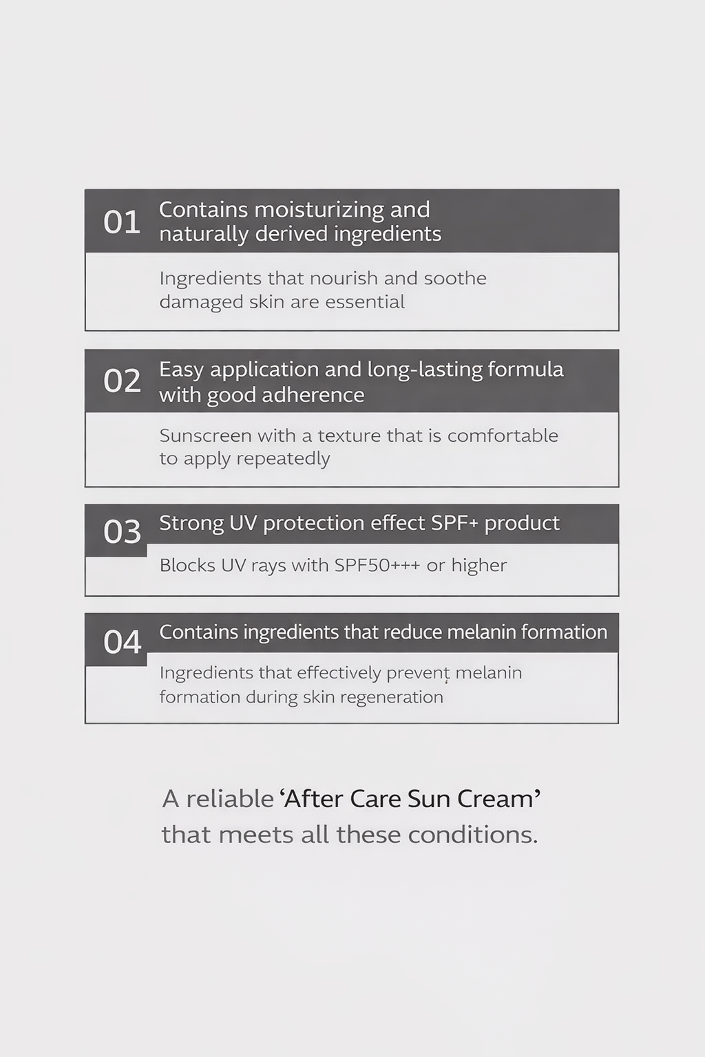 Éclat du teint Hydrate UV Defense After Care Sun Cream 50ml SPF50+ PA+++ | Hybrid Sunscreen for Sensitive Skin | No White Cast