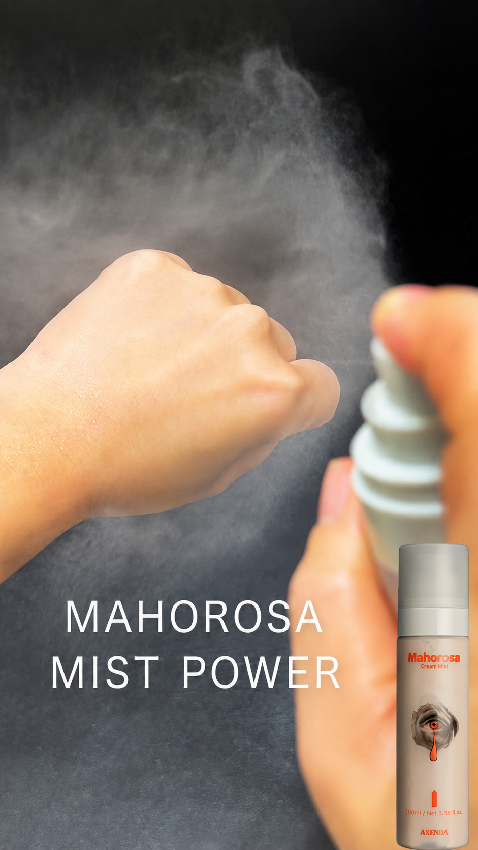 AXENDA Mahorosa Cream Mist Brightening Hydration Glow Care Anti-Aging 100ml