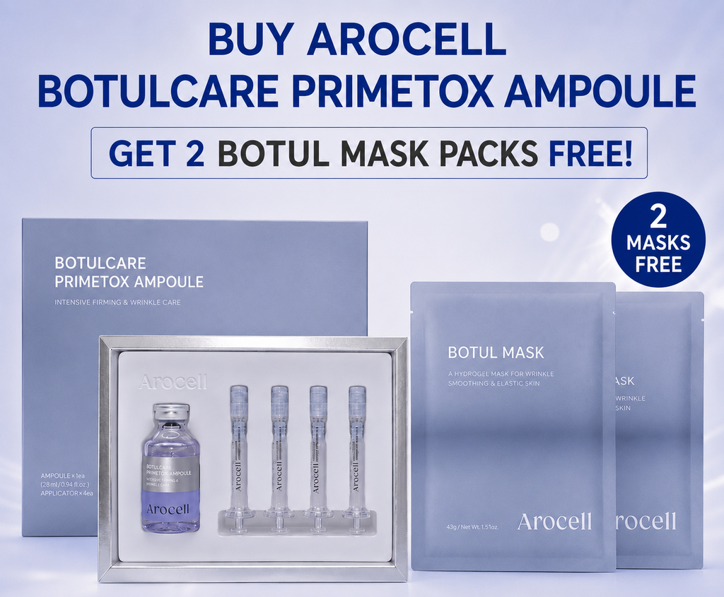 Arocell Botulcare Primetox Ampoule 28ml + 2 Botulcare Mask packs