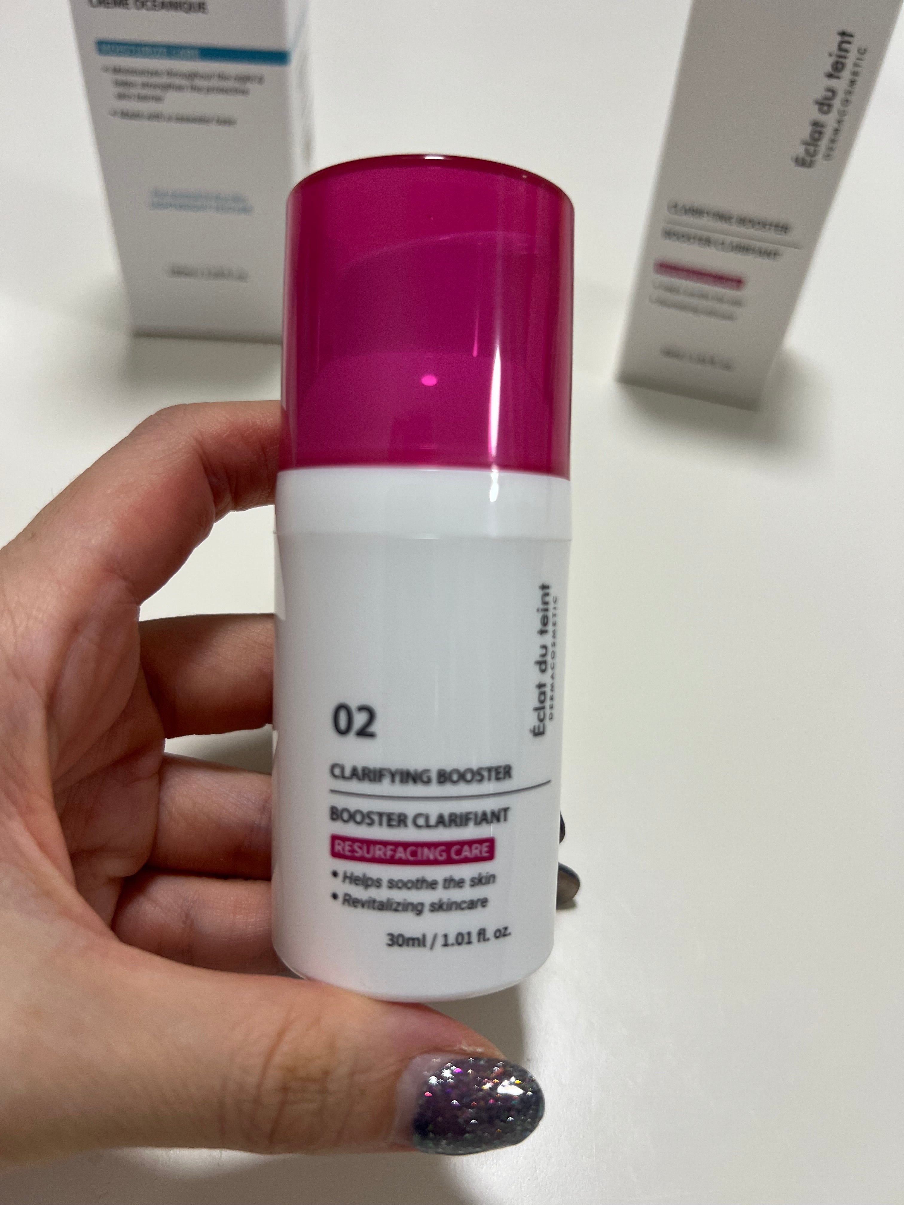 Éclat du teint Clarifying Booster 30ml – Resurfacing Care Soothing Skin Treatment