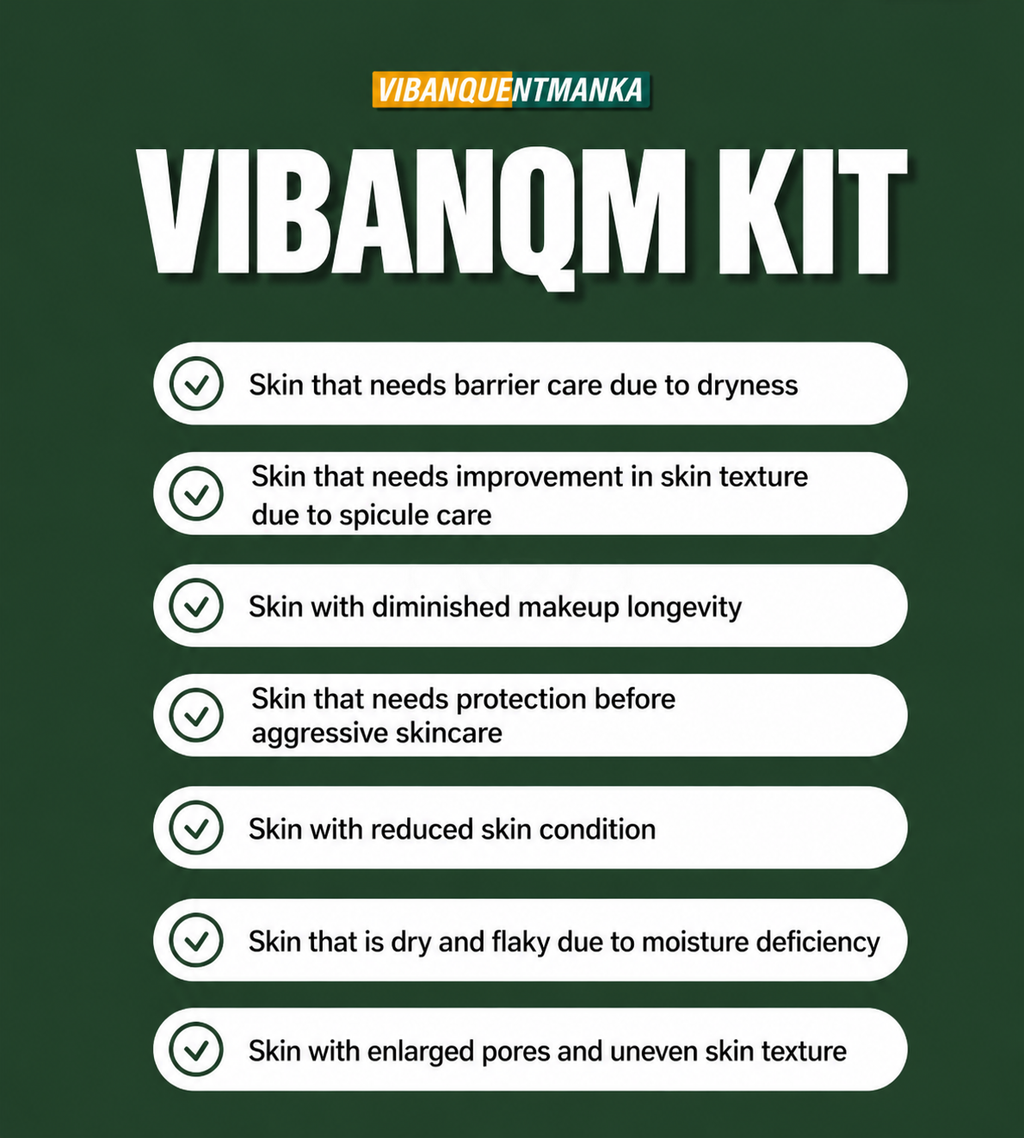 VIBANQM 3-Step Spicule Skincare Kit Opener Planter Protector Hydration Set