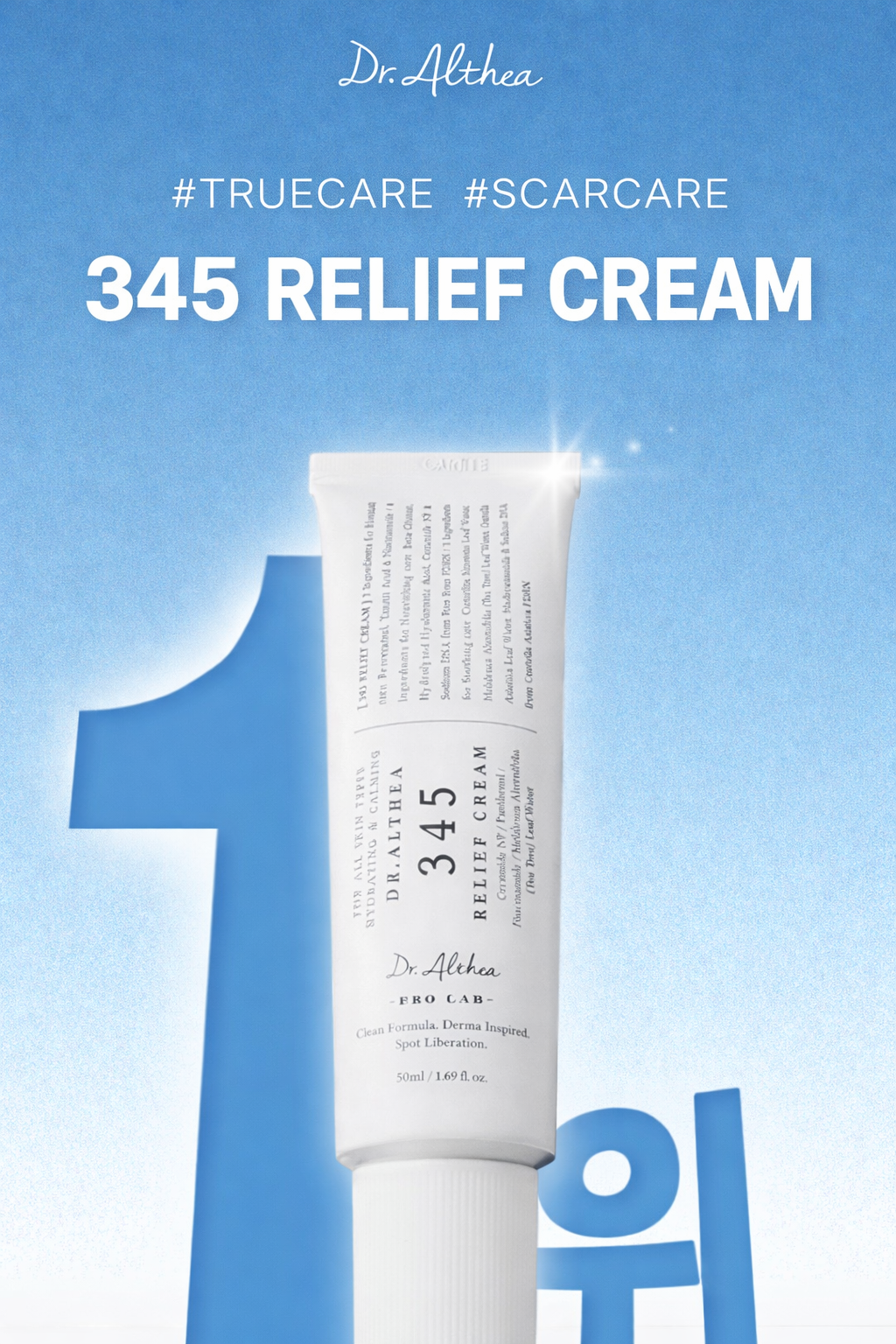 Dr. Althea 345 Relief Cream 50ml – Acne Care, Soothing & Scar Repair