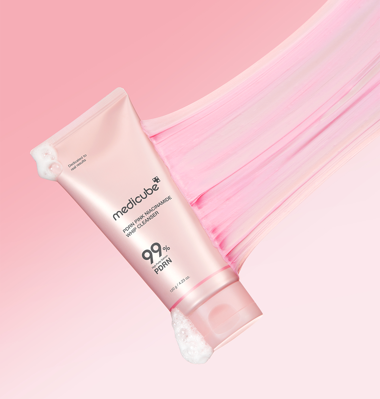 Medicube PDRN Pink Niacinamide Whip Cleanser 120g