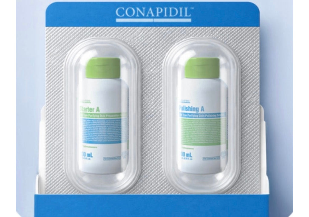 CONAPIDIL Polishing A + Starter A 200ml x2 Cleanser Toner Acne Skin Care