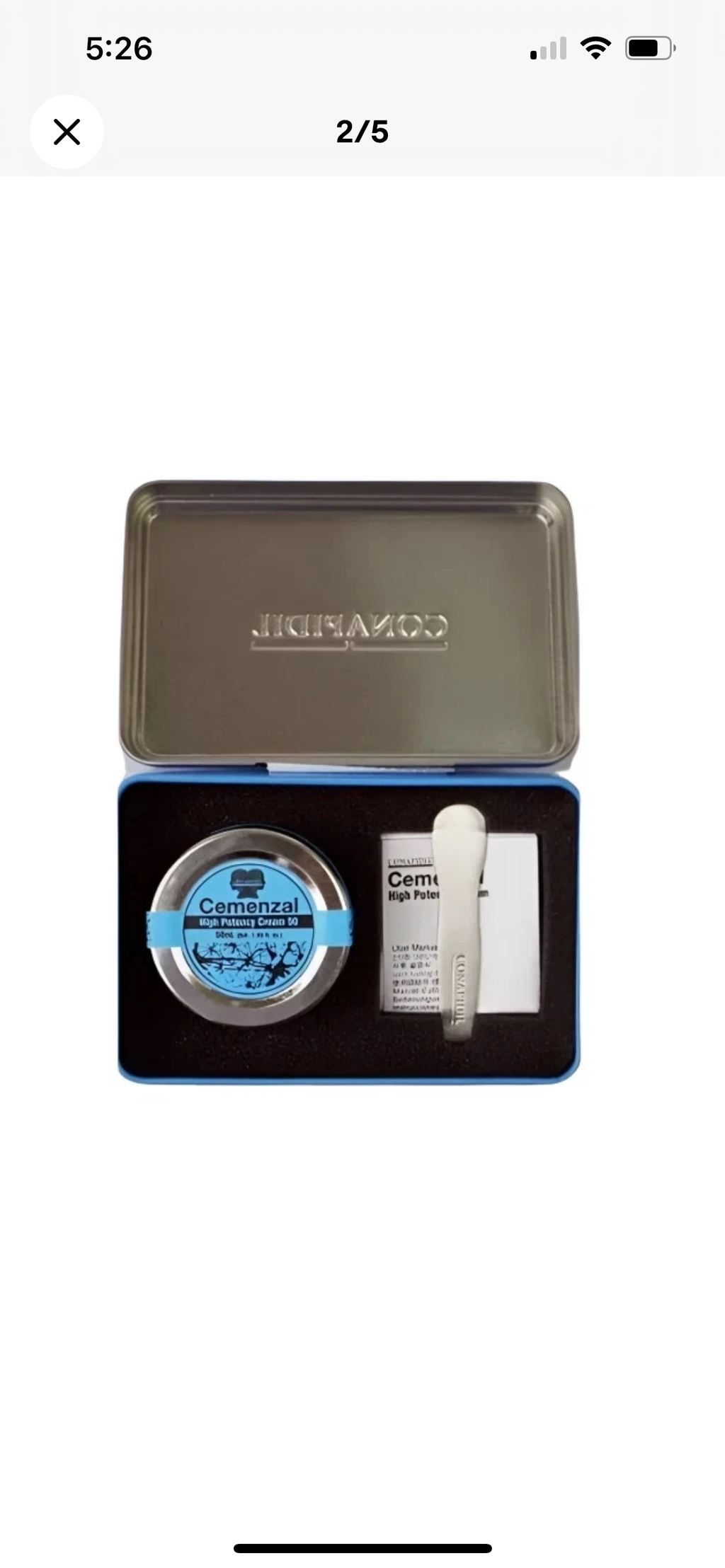 CONAPIDIL Cemenzal High Potency Cream 50ml | Authentic HQ Certified Korean Product