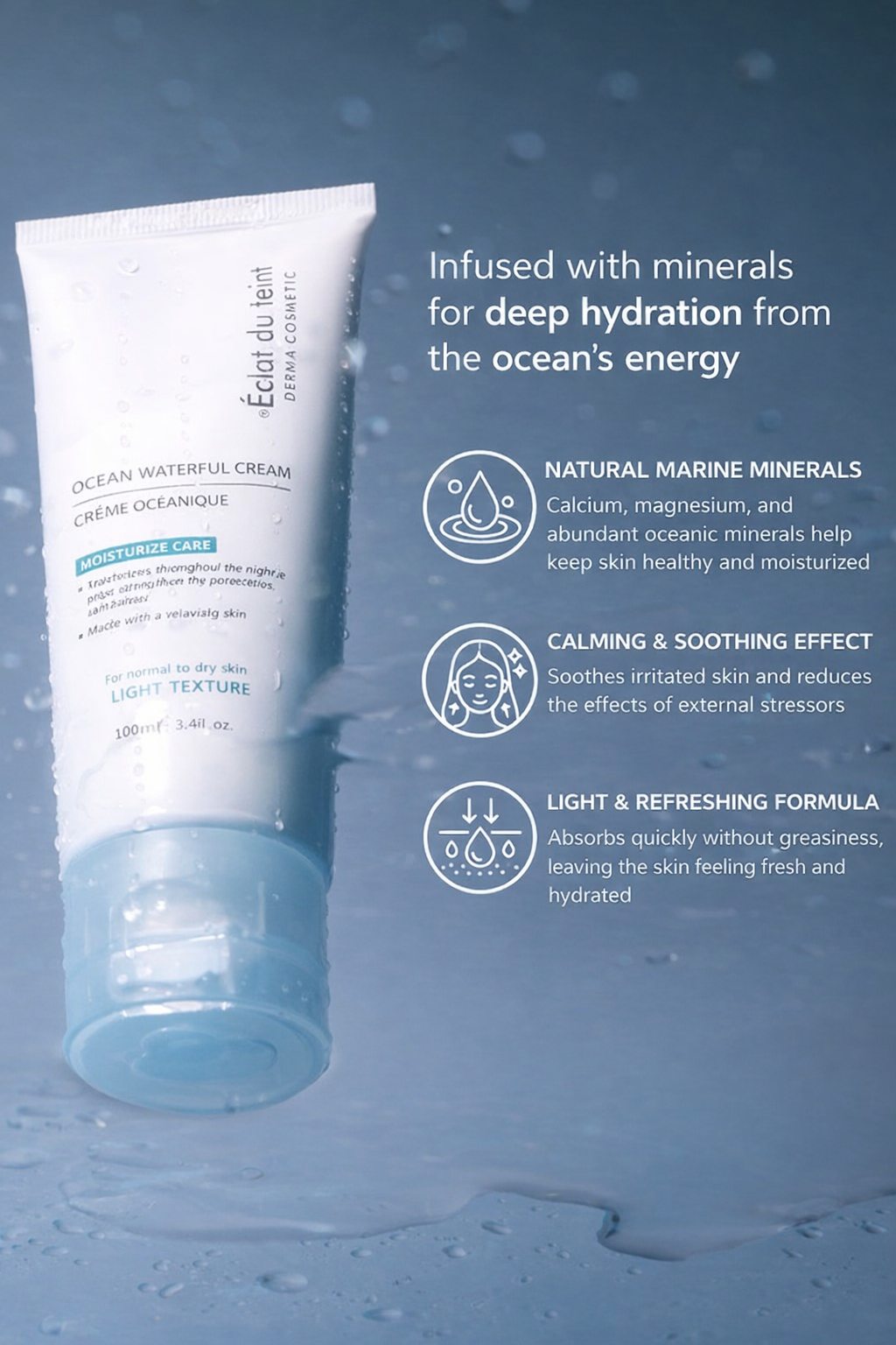 Éclat du teint Dermacosmetic Ocean Waterful Cream