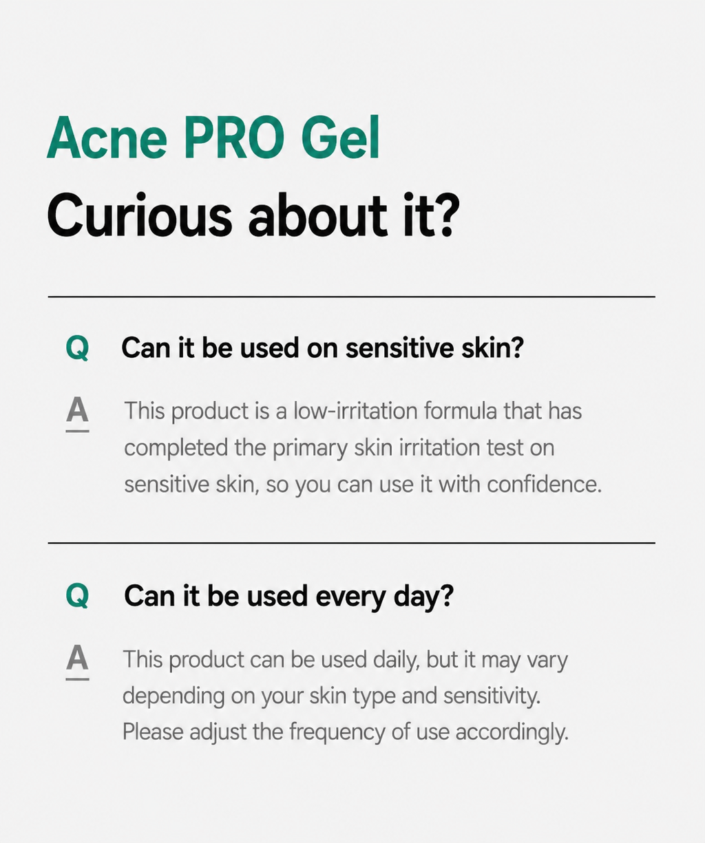 Dong-A Pharmaceutical Acne PRO Gel for Acne-Prone & Sensitive Skin 30ml