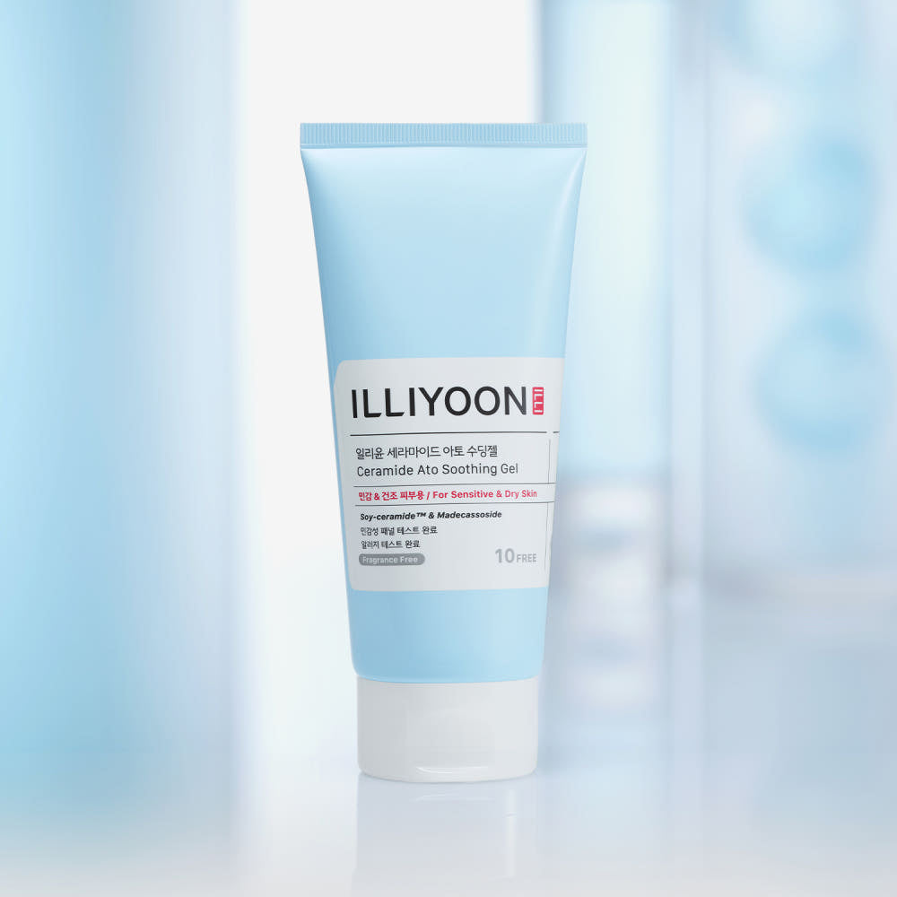 ILLIYOON Ceramide Ato Soothing Gel + FREE Ato Cream 75ml | Hydrating Gel for Sensitive Skin