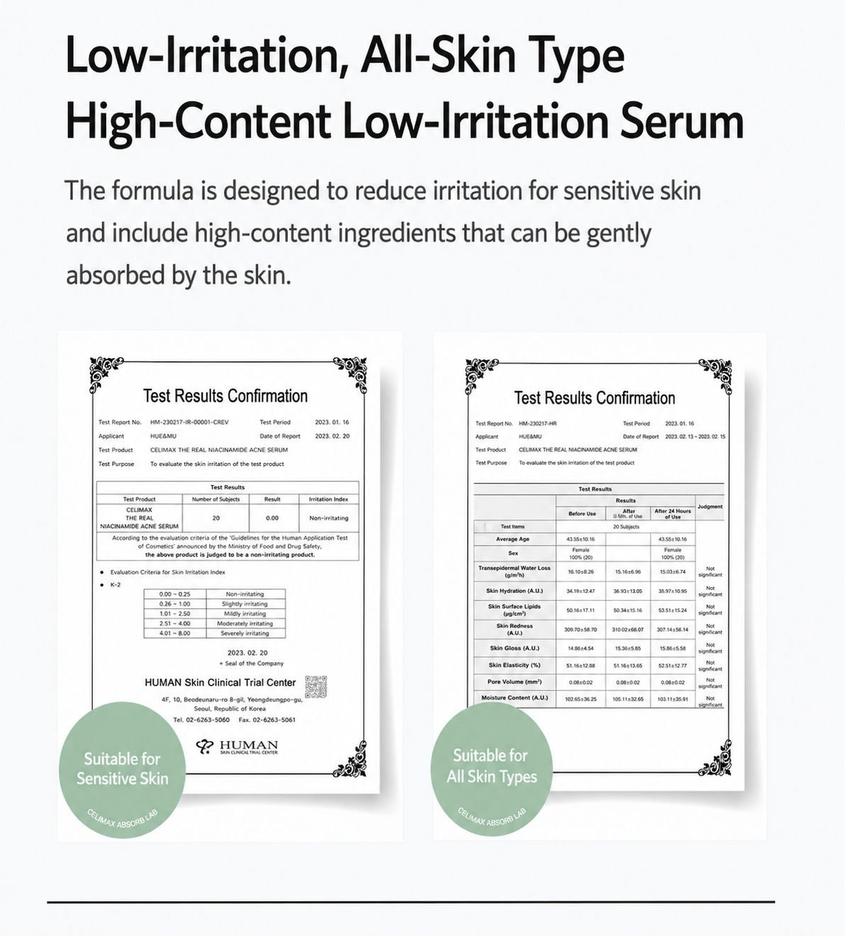 Celimax The Real Cica Niacinamide AC Calming Serum 40ml