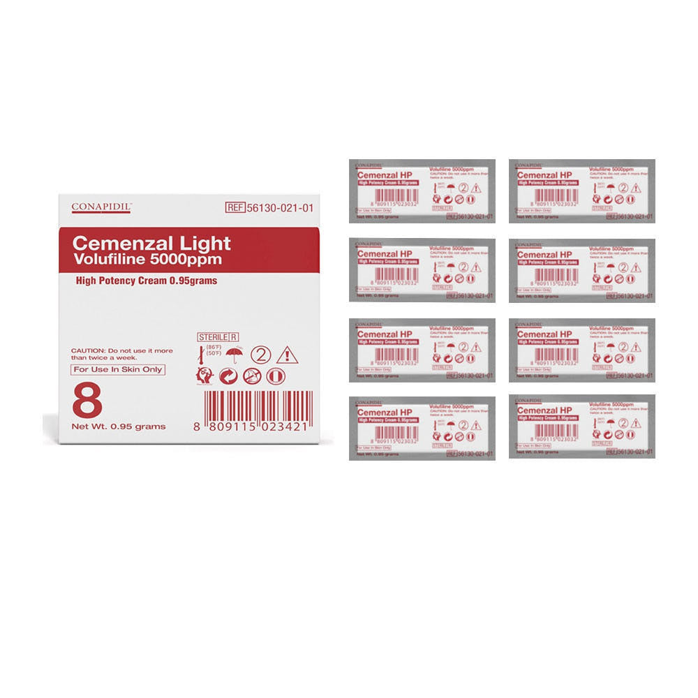 Cemenzal Light High Potency Cream 0.95g x 8EA – Intensive Repair & Skin Regeneration Cream