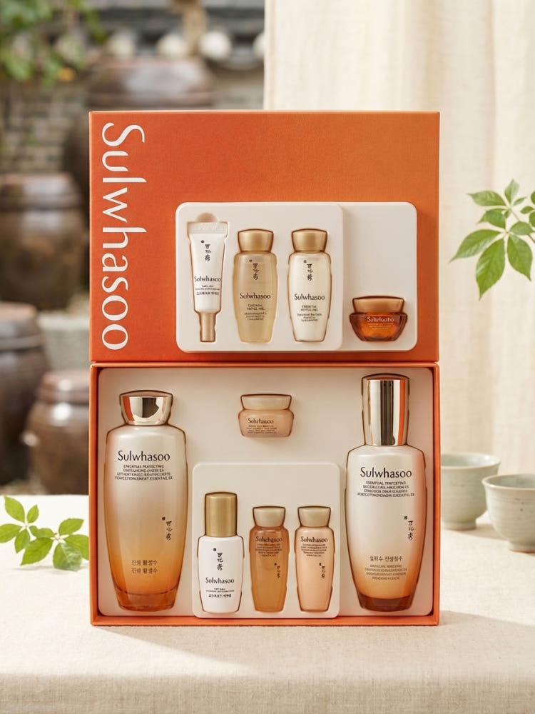 Sulwhasoo Essential Perfecting Revitalizing Set EX (2 Items) – Premium Anti-Aging Korean Skincare Set