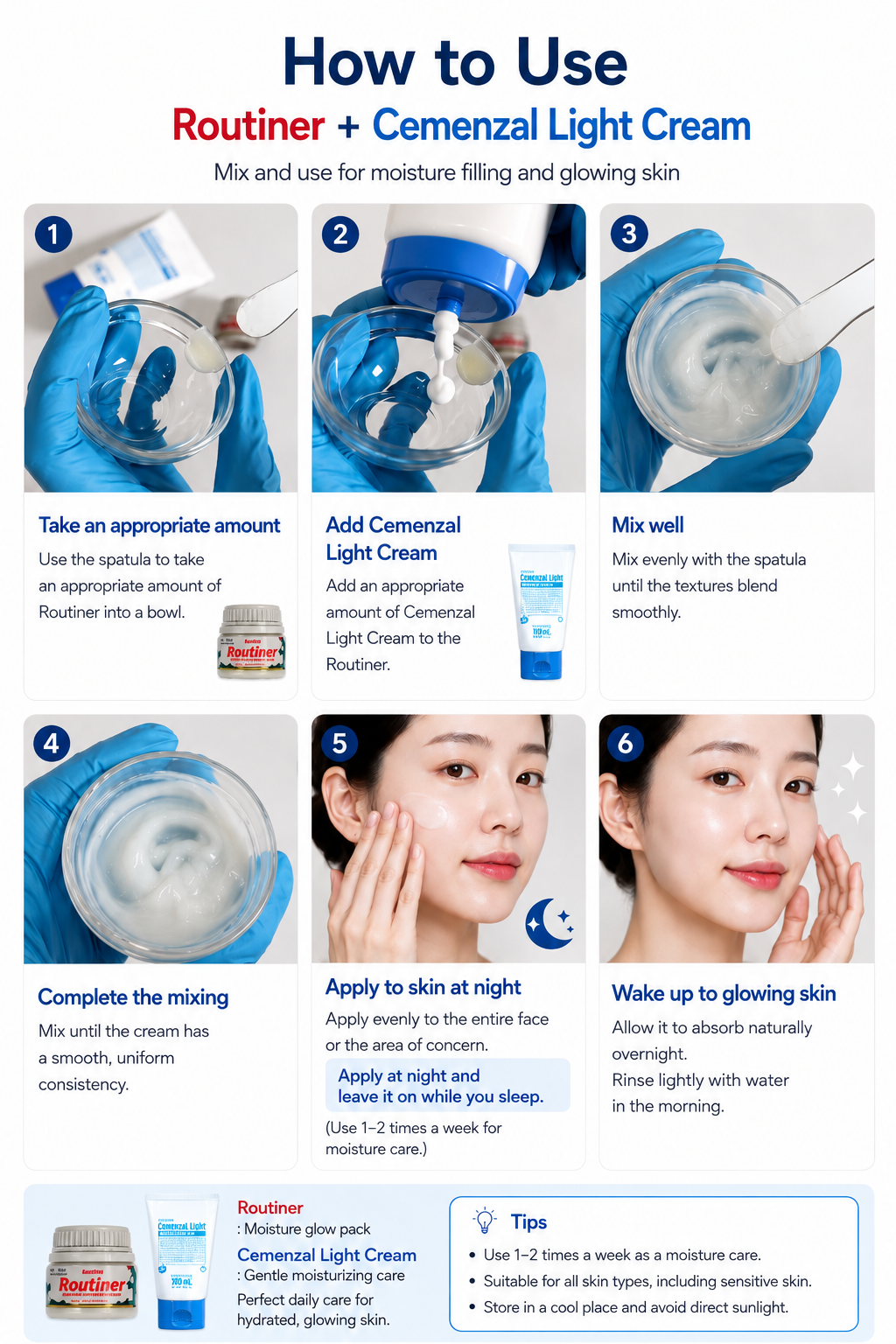 AXENDA Routiner + Cemenzal Light | 8-Week Glass Skin & Dark Spot Care Set