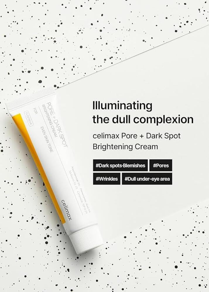celimax Pore + Dark Spot Brightening Cream 35ml | Niacinamide TXA Cream for Even Skin Tone