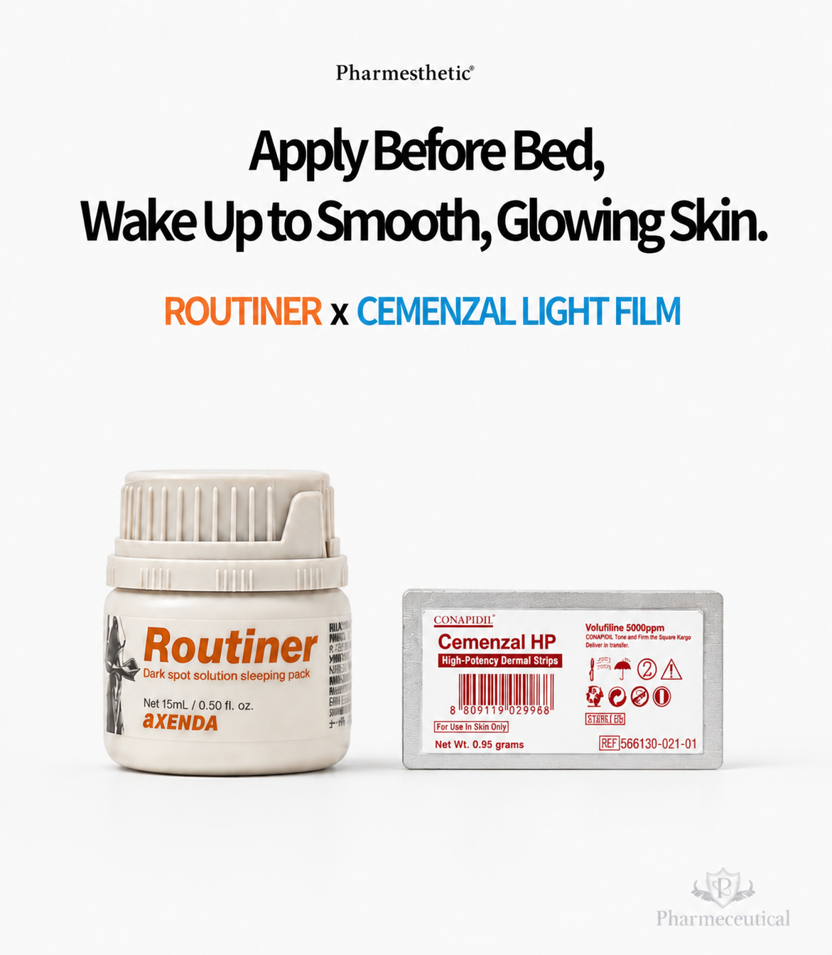 AXENDA Routiner + Cemenzal Light | 8-Week Glass Skin & Dark Spot Care Set