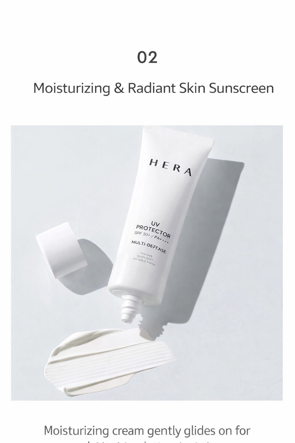 HERA UV Protector Multi-Defense SPF50+ PA++++ Moisturizing & Radiant Sunscreen 50ml