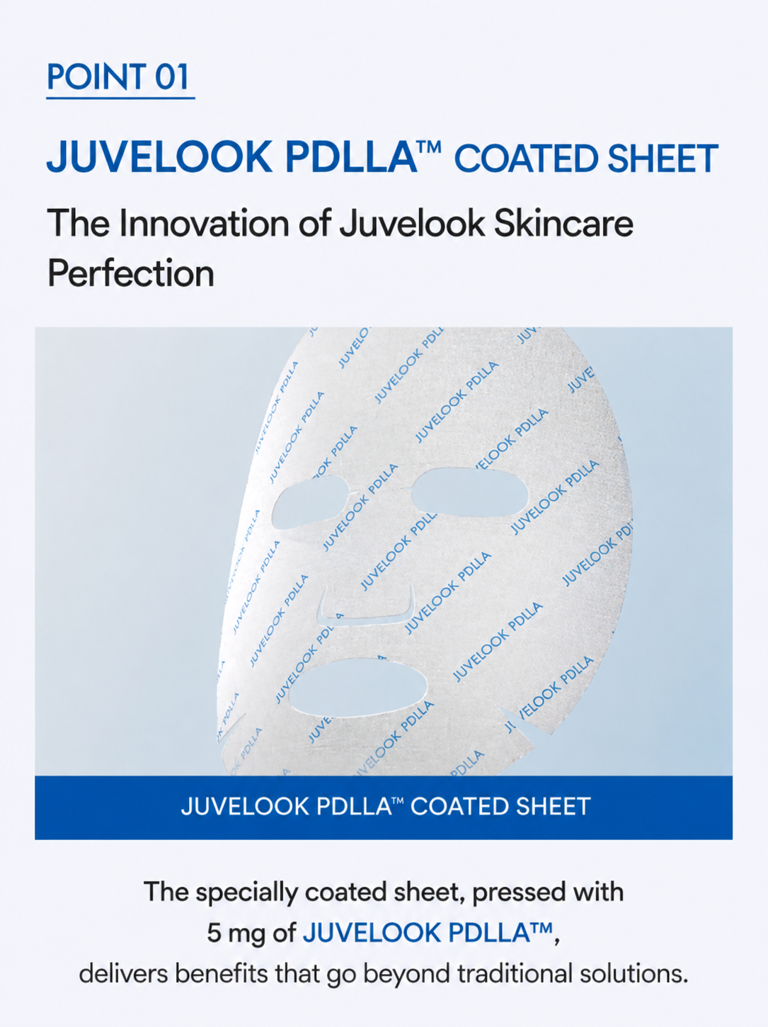 JUVELOOK PDLLA Collagen Boosting Mask 4 Sheets Korean Hydrogel Face Mask