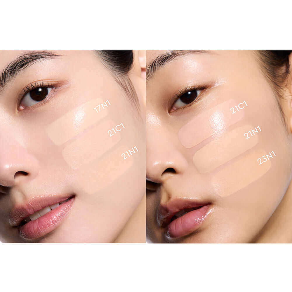HERA Cushion Foundation SPF50+ PA+++ Set (1 Case + 1 Refill) Natural Glow Cushion
 21N1 Vanilla