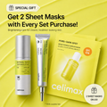 Celimax Retinol Serum Set + 2 Free Masks | Firming, Brightening & Anti-Aging Care