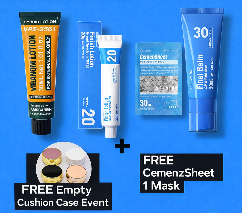 Skin Barrier Repair Set + FREE Cushion Case 🎁 +Cemensheet 1Mask