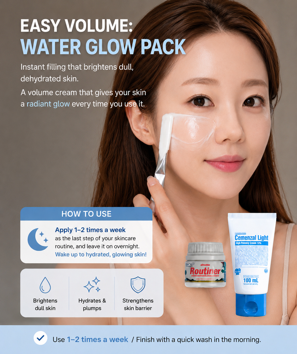 CONAPIDIL Cemenzal Light Dual Care Set
2 Ways to Use for Brighter, Healthier & Younger-Looking Skin